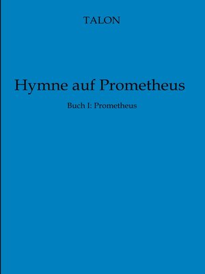 cover image of Hymne auf Prometheus